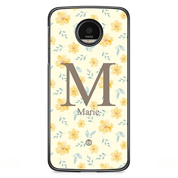 Motorola Moto G5S Plus Custom Skal - AWAKEN - Golden Bloom