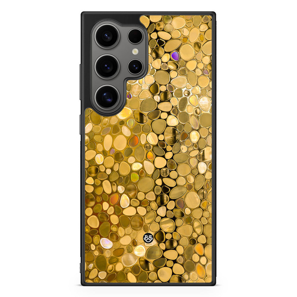 Samsung Galaxy S24 Ultra Case - Stained Glass Gold