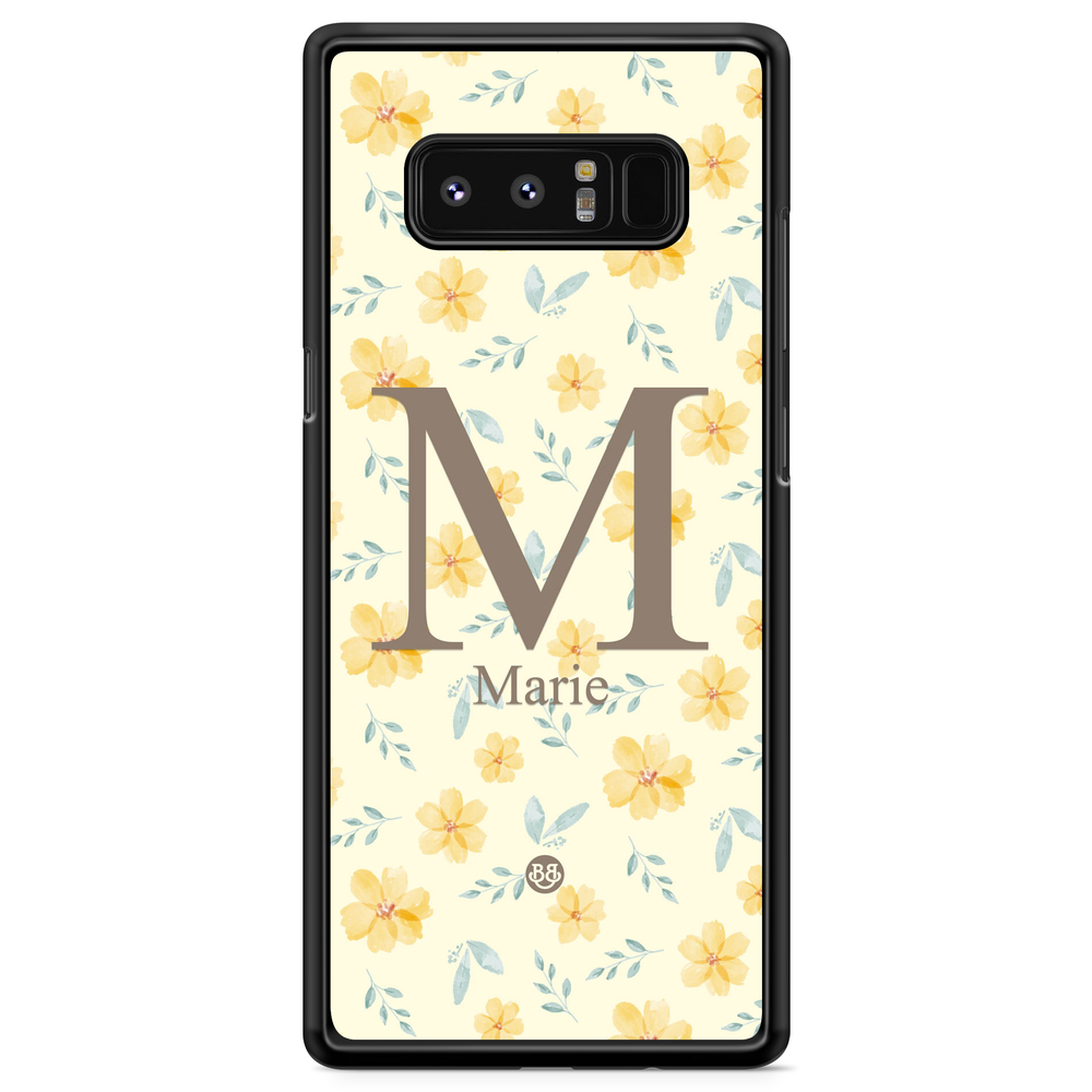 Samsung Galaxy Note 8 Case Custom - AWAKEN - Golden Bloom