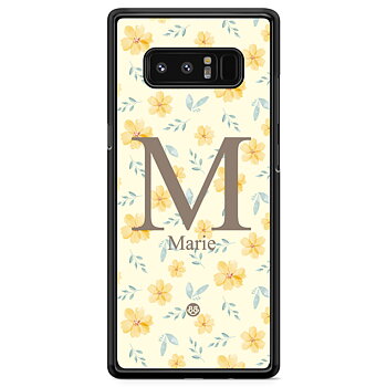 Samsung Galaxy Note 8 Case Custom - AWAKEN - Golden Bloom