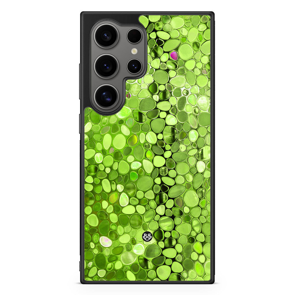 Samsung Galaxy S24 Ultra Case - Stained Glass Green