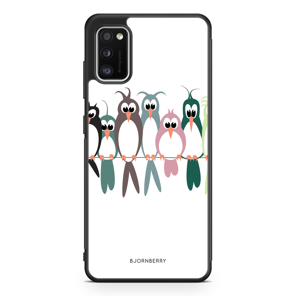 Samsung Galaxy A41 Case - Birds on a string