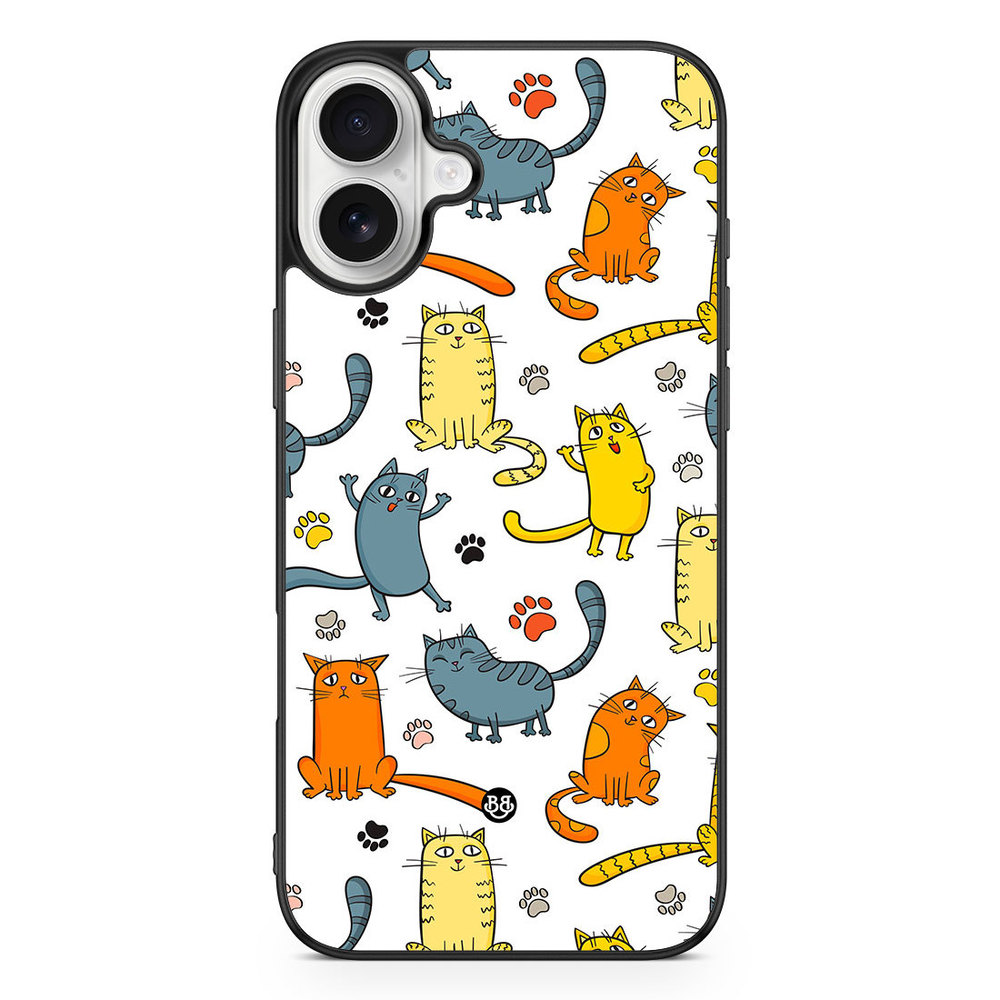 iPhone 16 Plus Case - Cat Pattern