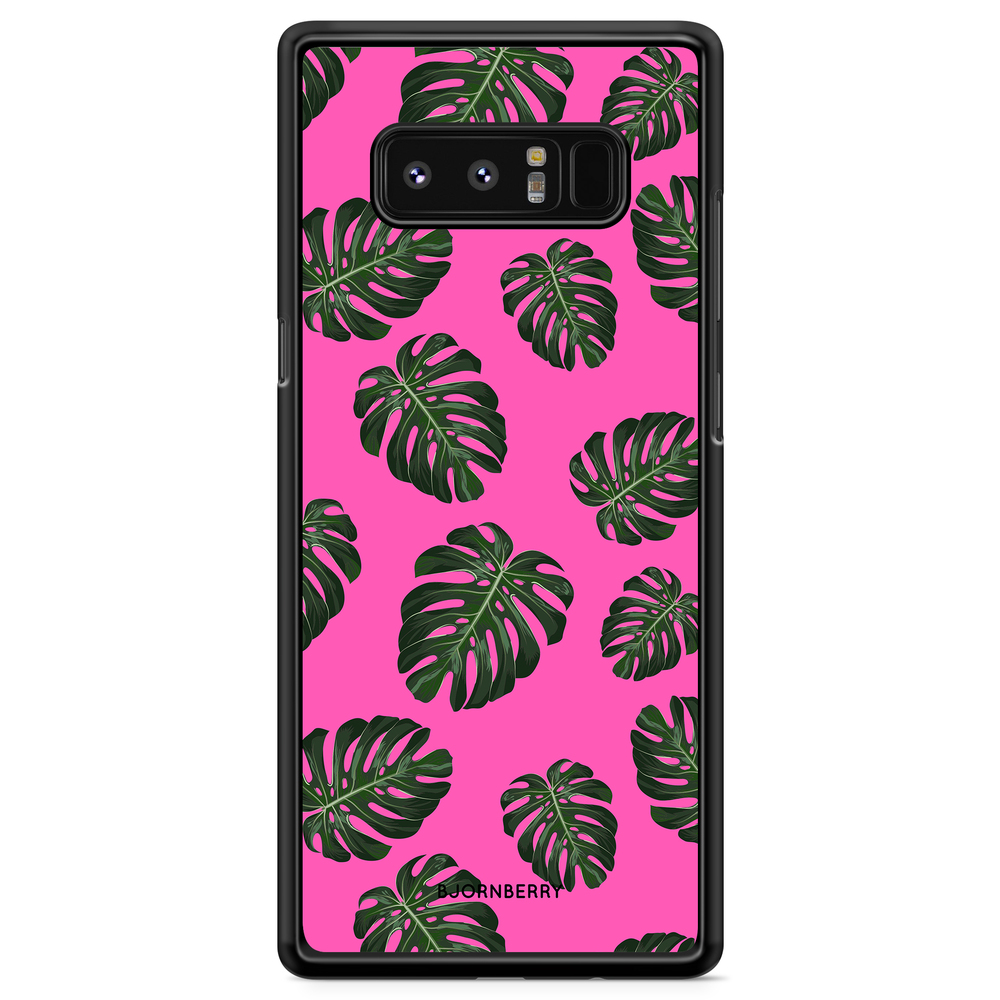 Samsung Galaxy Note 8 Case - Monstera Pink