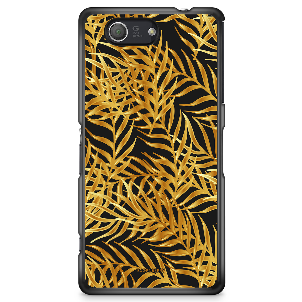 Sony Xperia Z3 Compact Case - Gold Palm