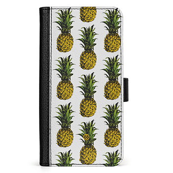 Xiaomi Redmi 10C Wallet Case - Pineapple Pattern