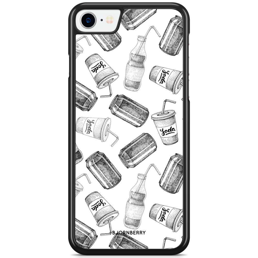 iPhone 7 Case - Soda Black & White