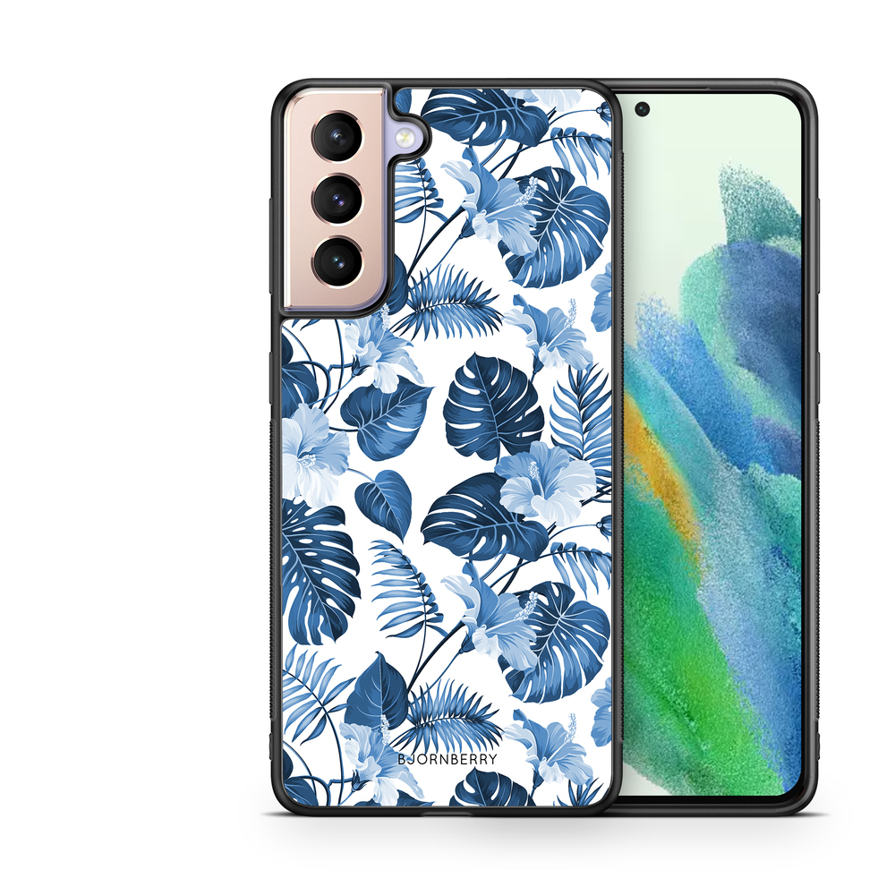 Samsung Galaxy S21 FE 5G Case - Blue Flowers