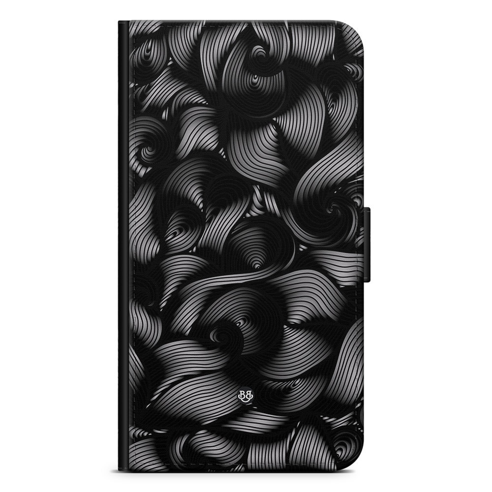 Sony Xperia 1 IV Wallet Case - Black Waves