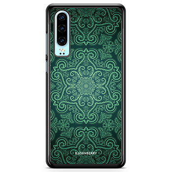 Huawei P30 Skal - Grön Retromönster