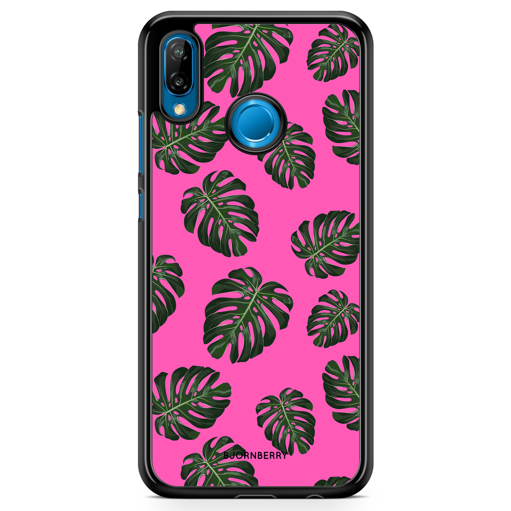 Huawei P20 Lite Case - Monstera Pink