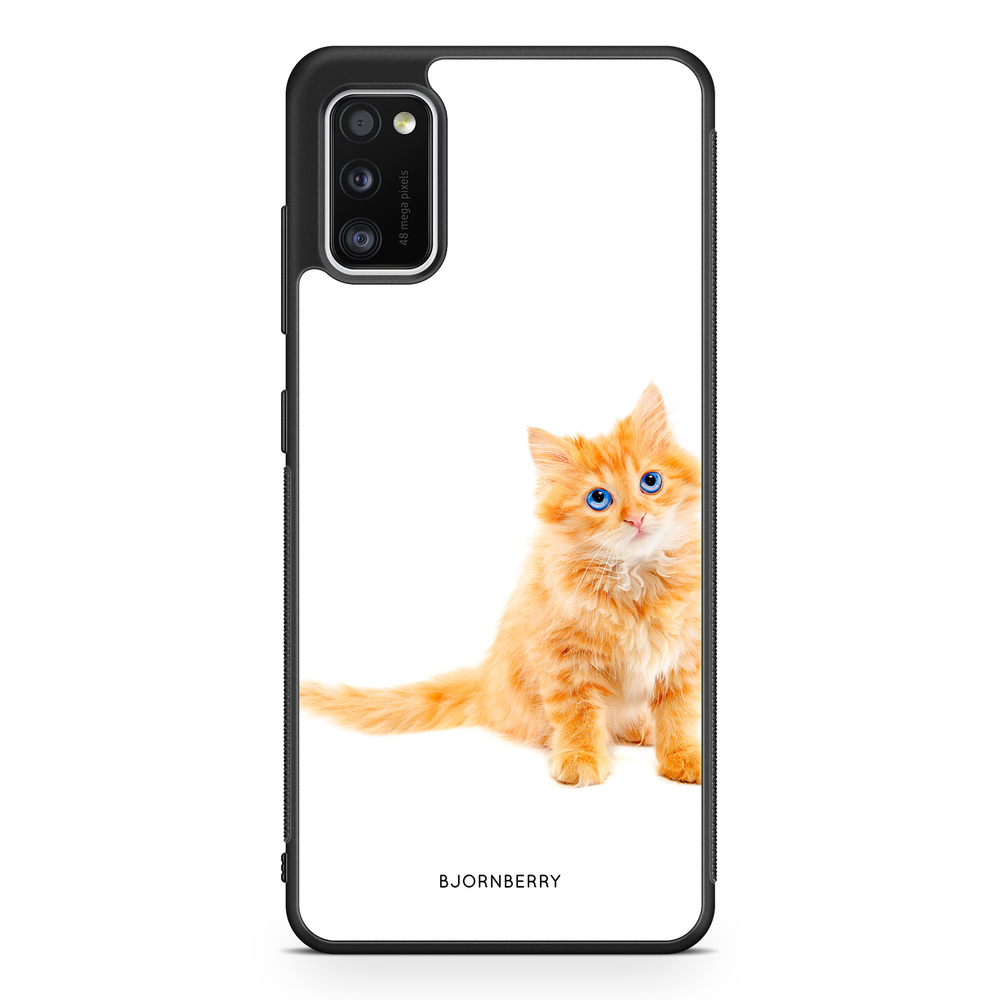 Samsung Galaxy A41 Case - Small Brown Cat