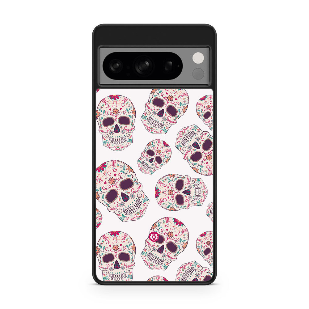 Google Pixel 8 Pro Case - Calavera Skulls