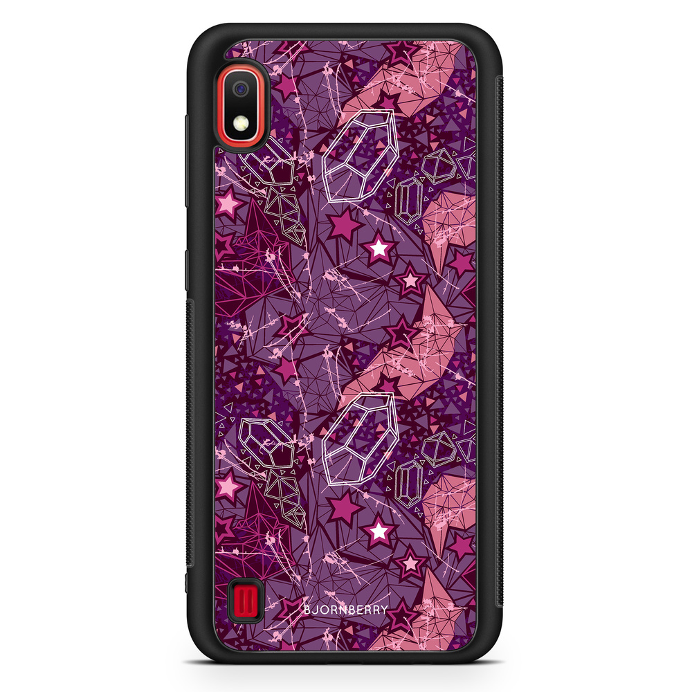 Samsung Galaxy A10 Case - Purple Stars