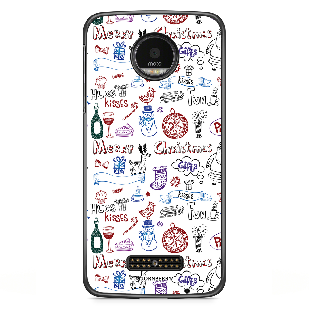 Moto Z2 Play Skal - Merry Christmas