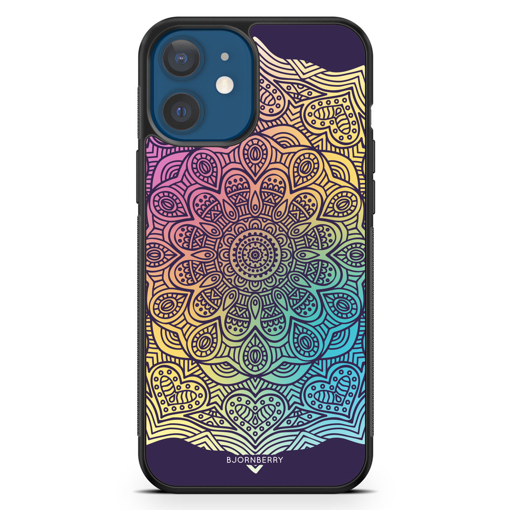 iPhone 12 Skal - Färg Mandala | Mobilskal & Mobilfodral BJORNBERRY