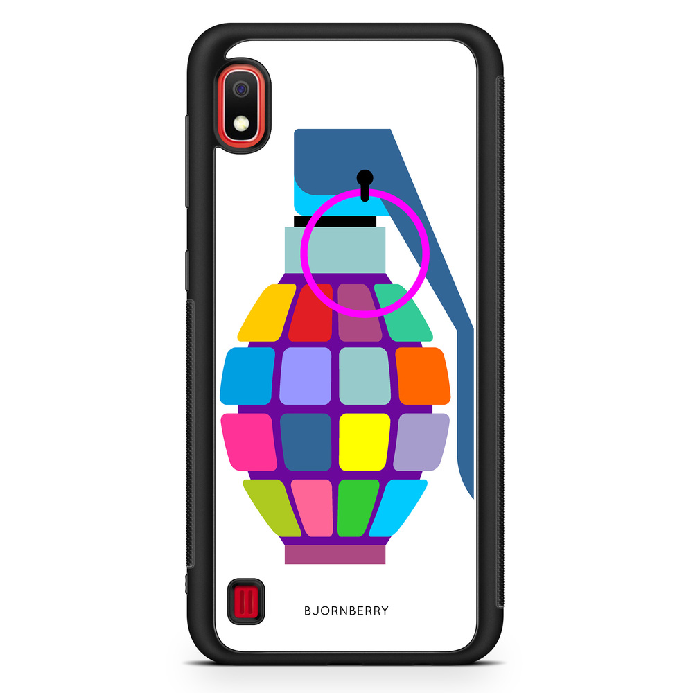 Samsung Galaxy A10 Case - Color Hand Granade
