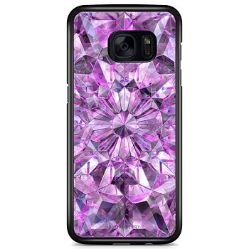 Samsung Galaxy S7 Case - Purple Crystals