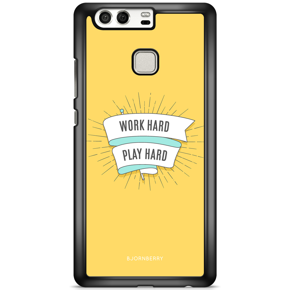Huawei P9 Case - Work hard play hard