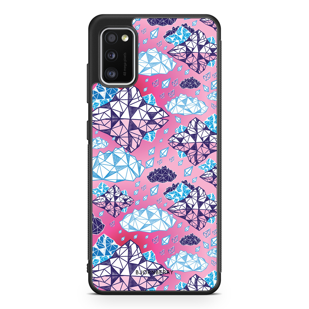 Samsung Galaxy A41 Case - Geometric Clouds