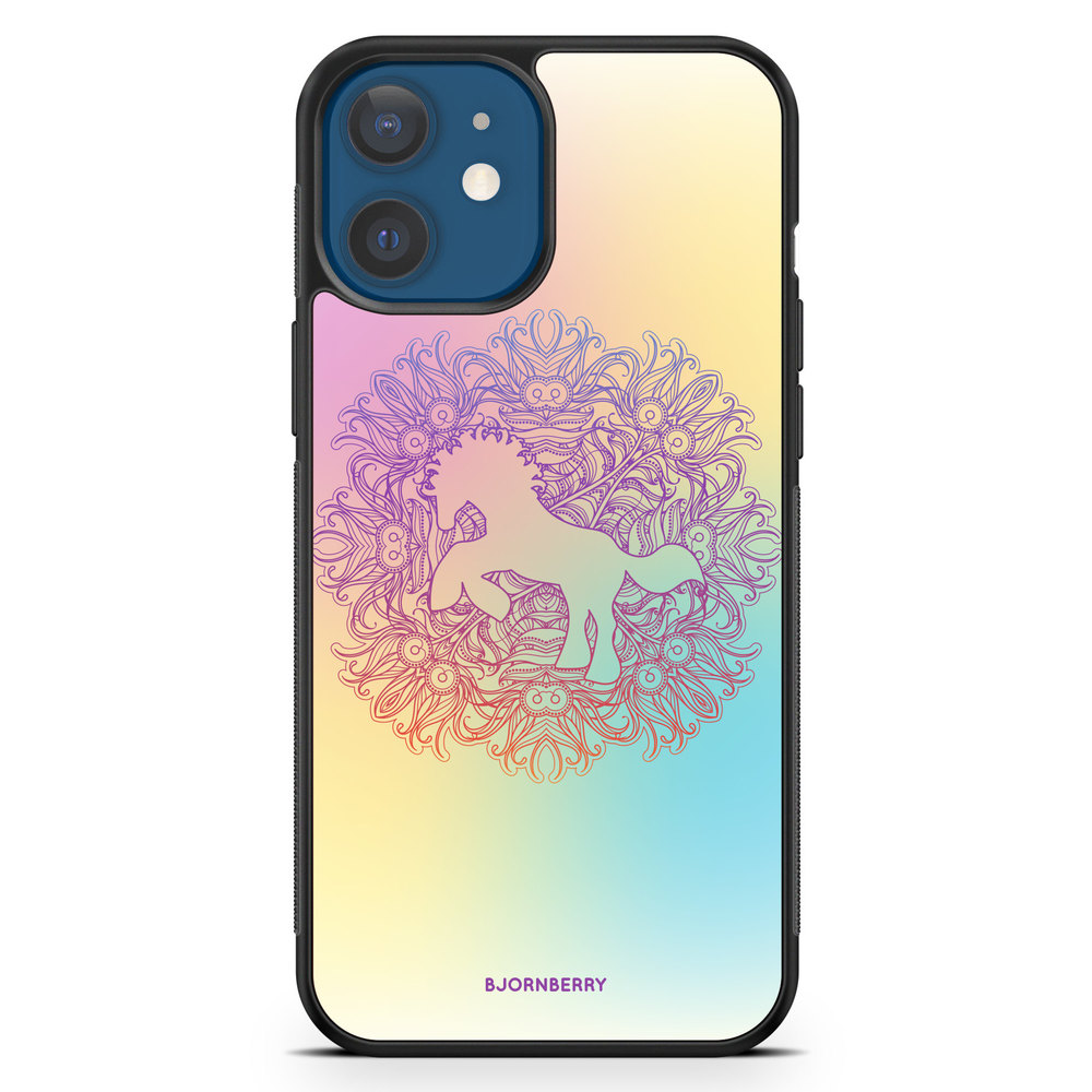 iPhone 12 Case - Rainbow Unicorn