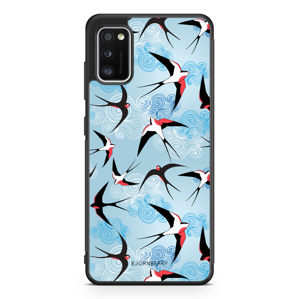Samsung Galaxy A41 Case - Swallows
