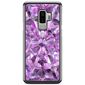 Samsung Galaxy S9 Plus Skal - Lila Kristaller