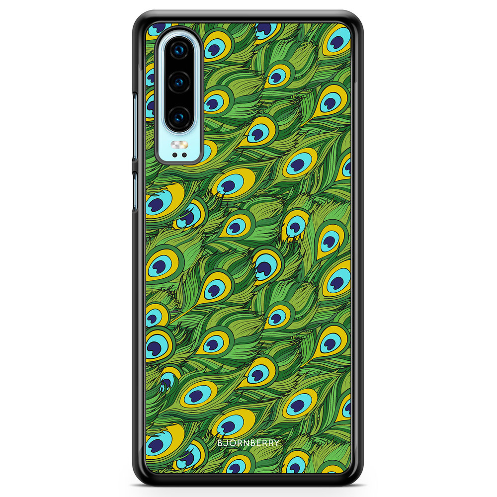Huawei P30 Case - Peacock Pattern
