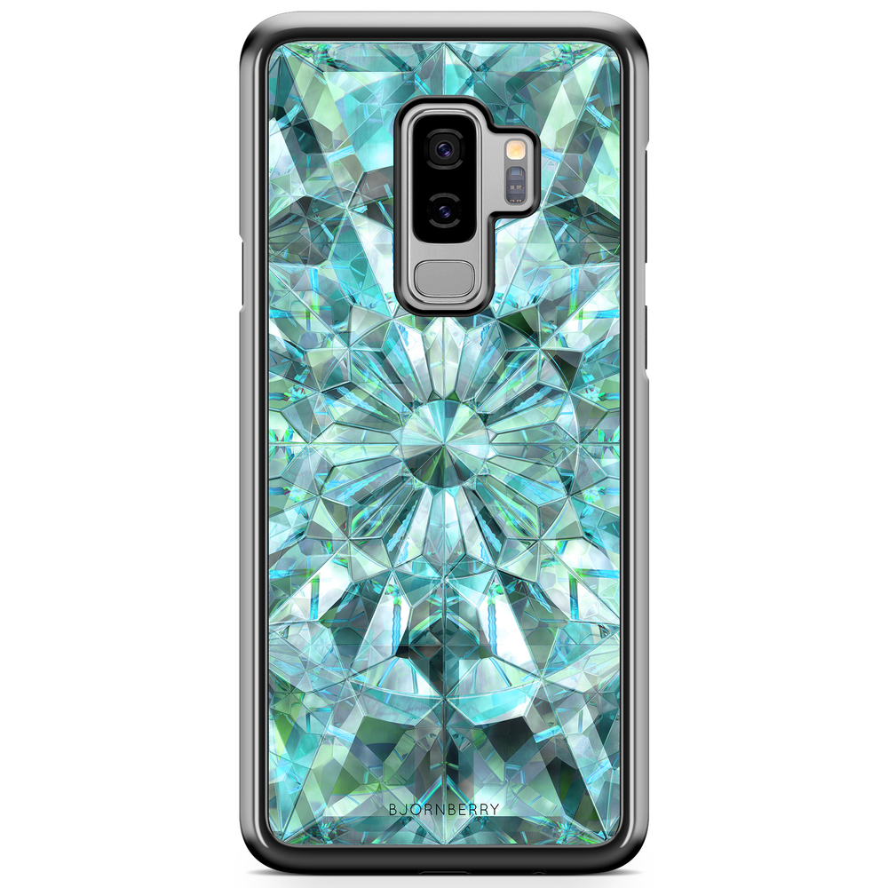 Samsung Galaxy S9 Plus Case - Green Crystals