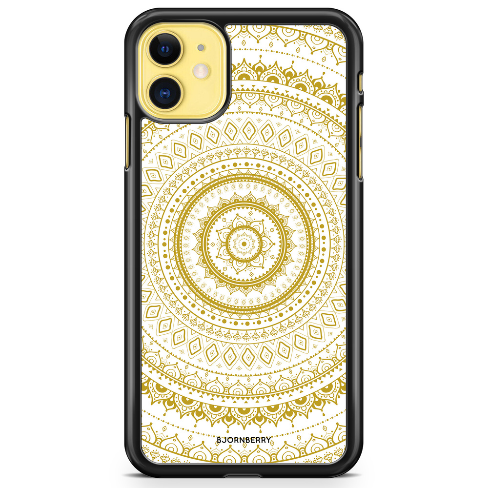 iPhone 11 Case - White Gold Mandala