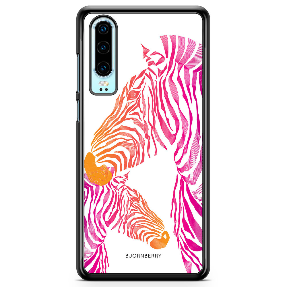 Huawei P30 Case - Pink Zebras