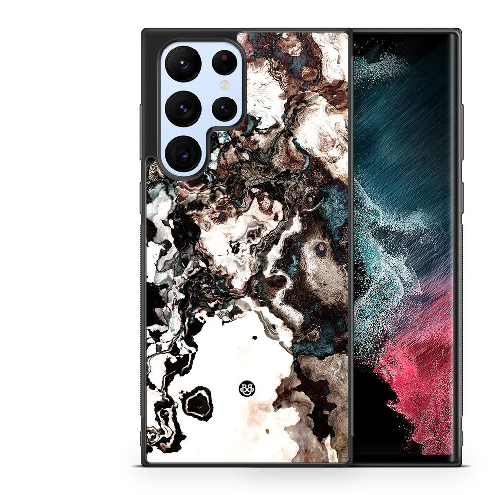 Samsung Galaxy S22 Ultra 5G Case - Marble Brown
