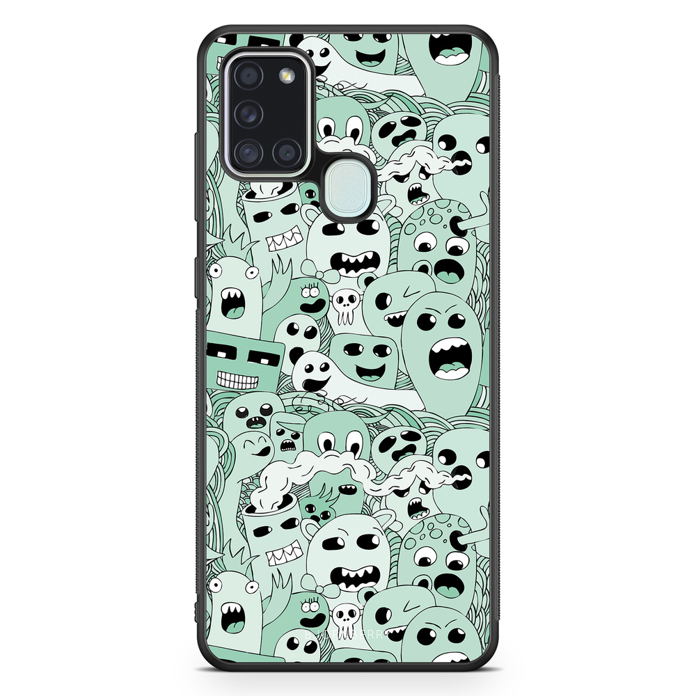 Samsung Galaxy A21s Case - Ghost Pattern