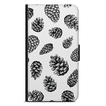 Samsung Galaxy S23 Ultra Wallet Case - Pine Cone Pattern