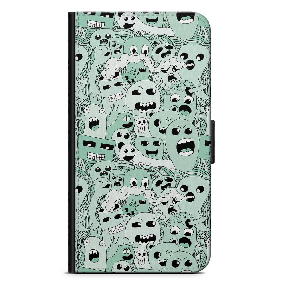 Samsung Galaxy Ace 4 Wallet Case - Ghost Pattern