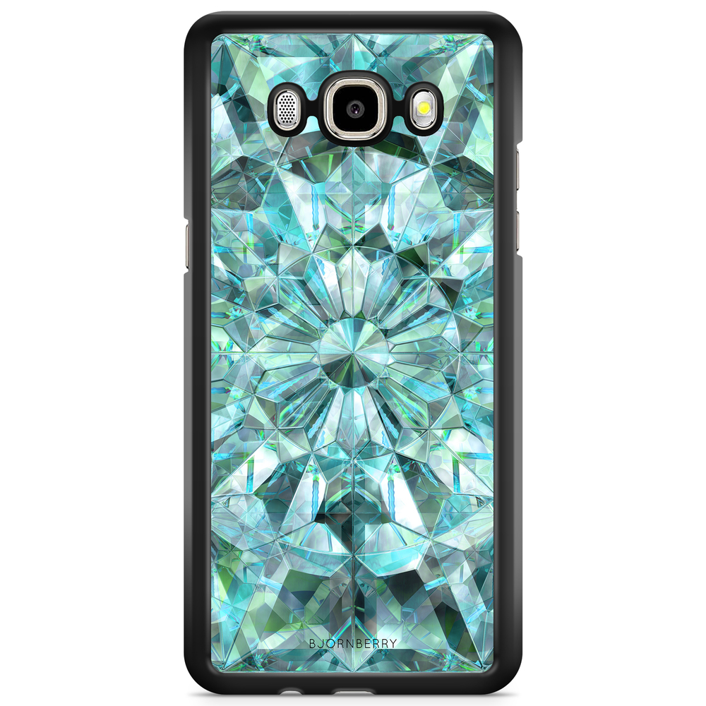 Samsung Galaxy J3 (2016) Case - Green Crystals