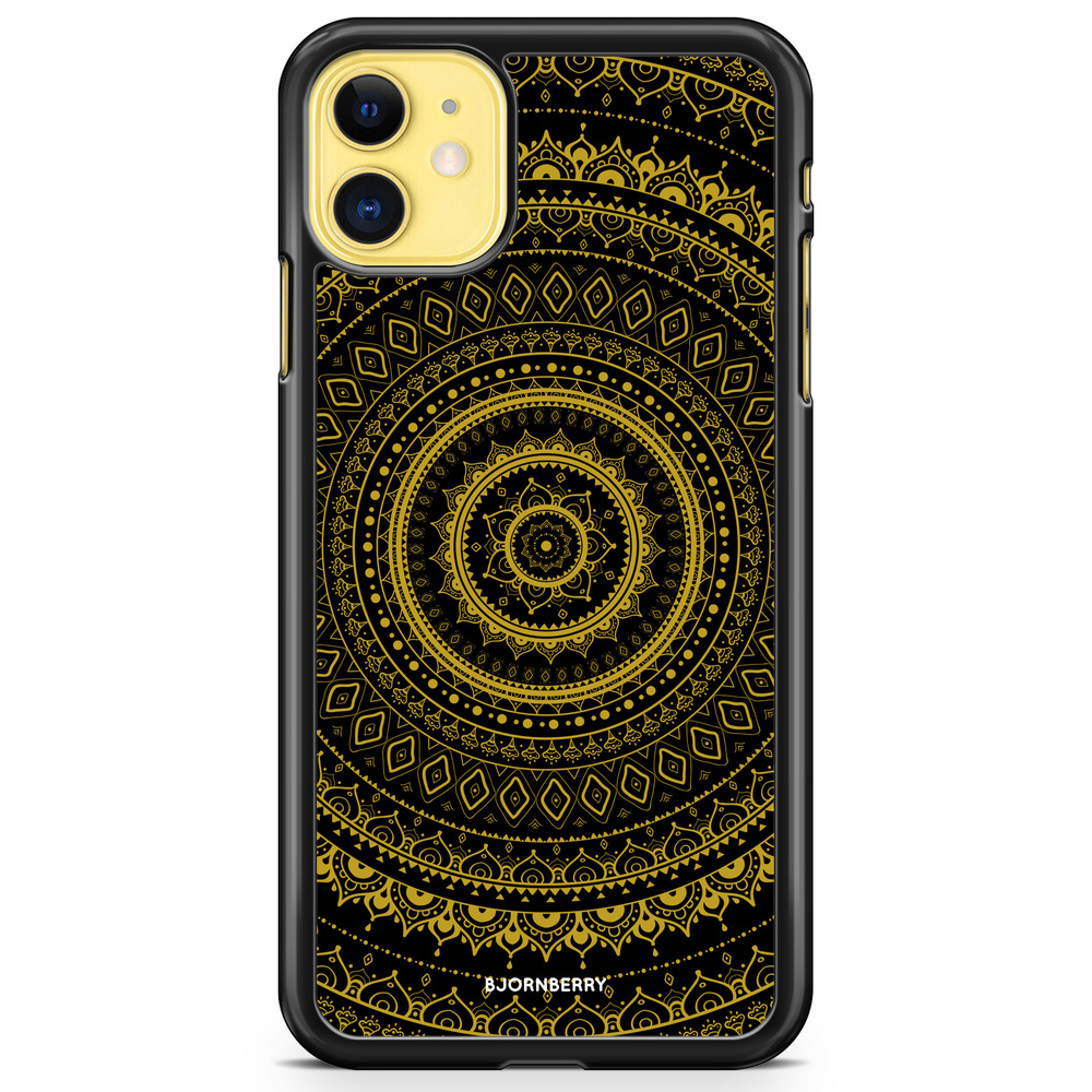 iPhone 11 Case - Black Gold Mandala