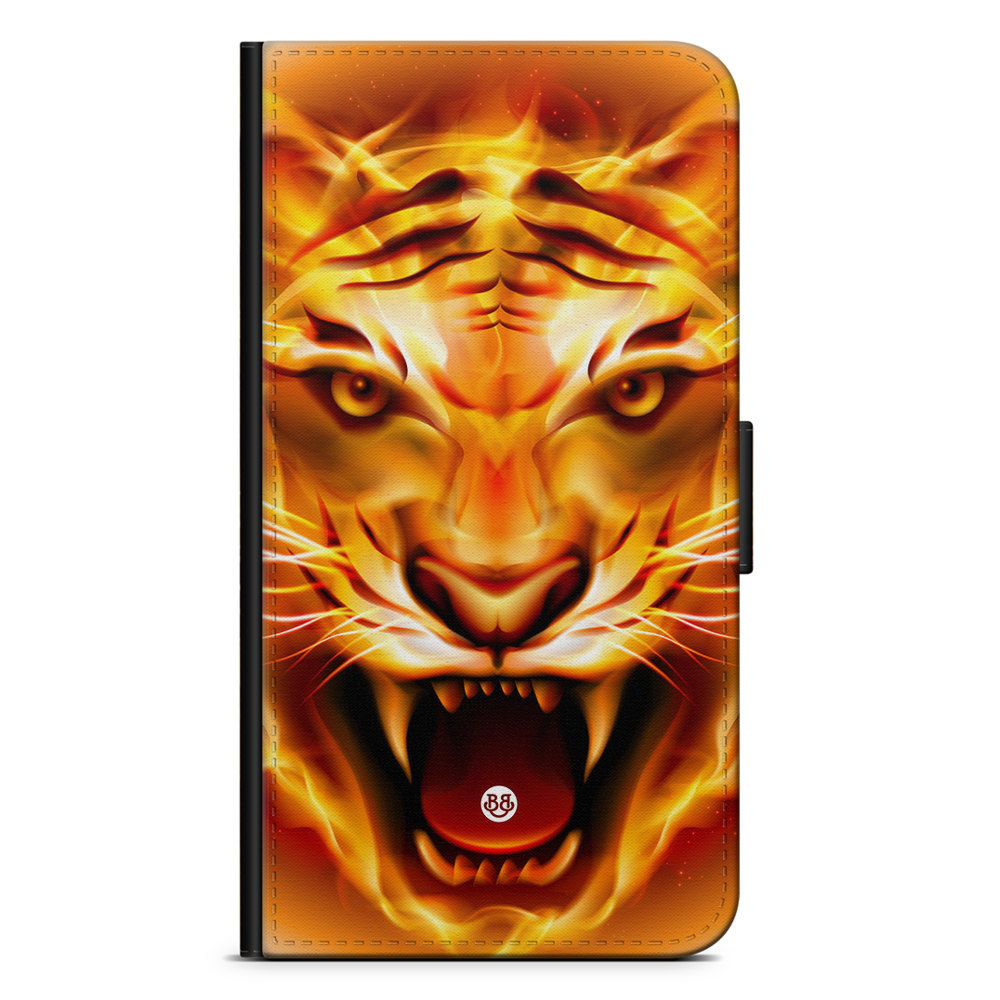 Sony Xperia 1 IV Wallet Case - Flames Tiger