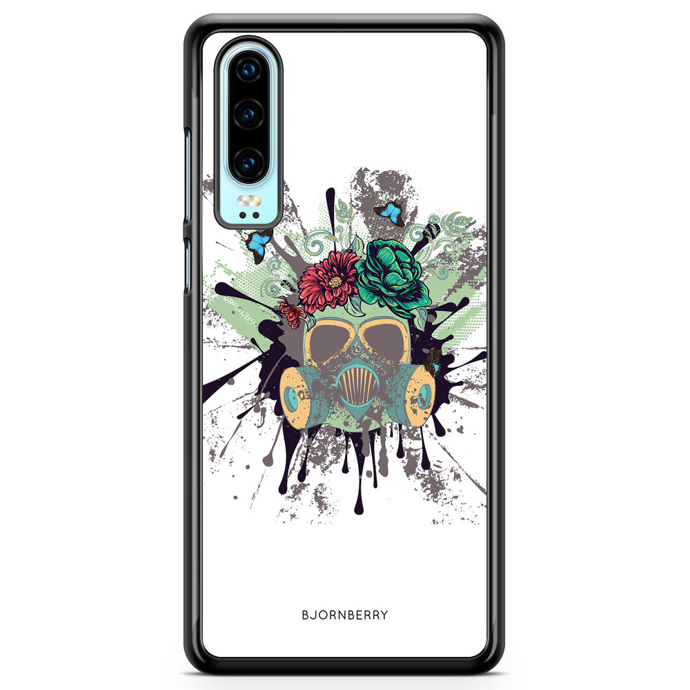 Huawei P30 Case - Gas Mask Flowers