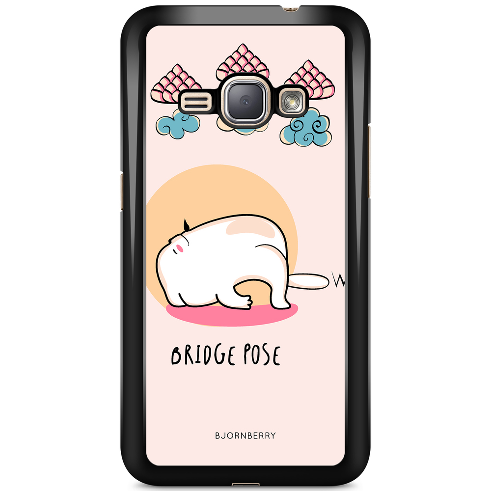 Samsung Galaxy J1 (2016) Case - Yoga Cat Bridge Pose