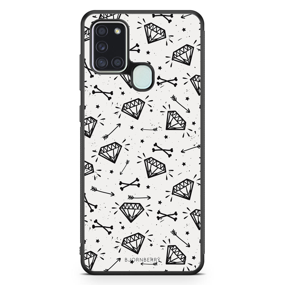 Samsung Galaxy A21s Case - Diamond Pattern