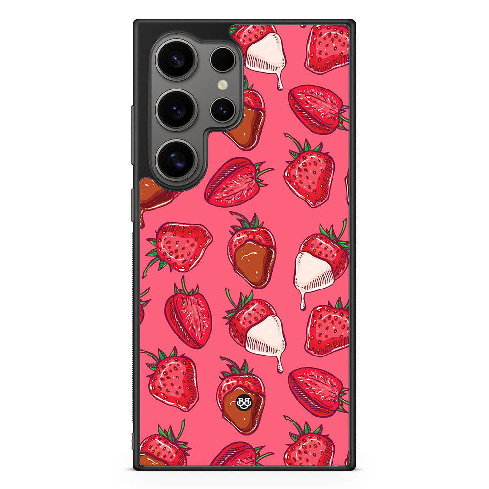 Samsung Galaxy S24 Ultra Case - Strawberry Chocolate