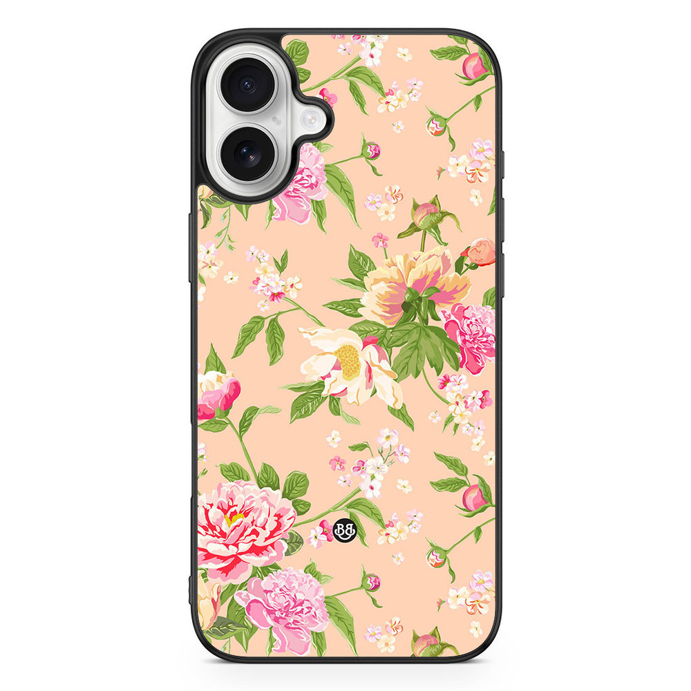 iPhone 16 Plus Case - Peony Flowers
