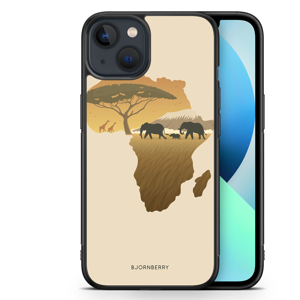 iPhone 13 Mini Case - Africa Brown