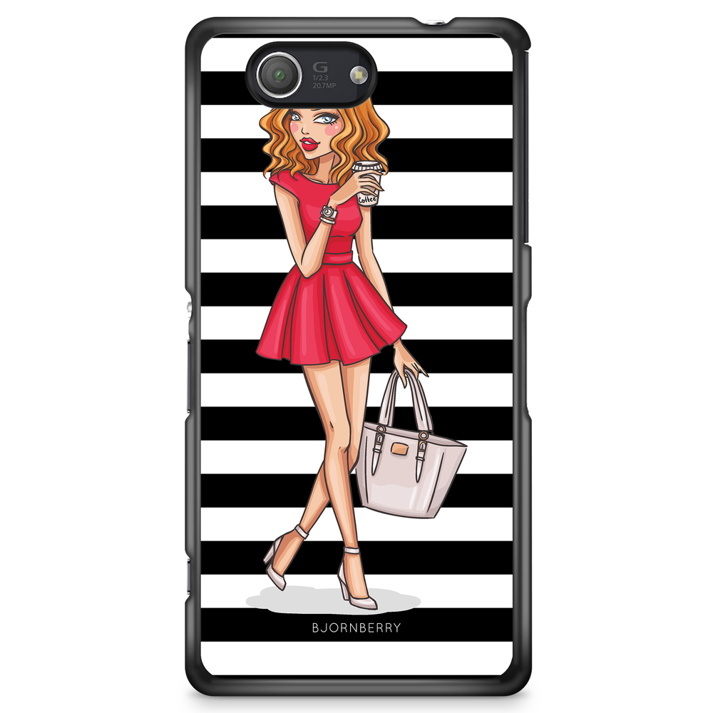 Sony Xperia Z3 Compact Case - Fashion Girl Red