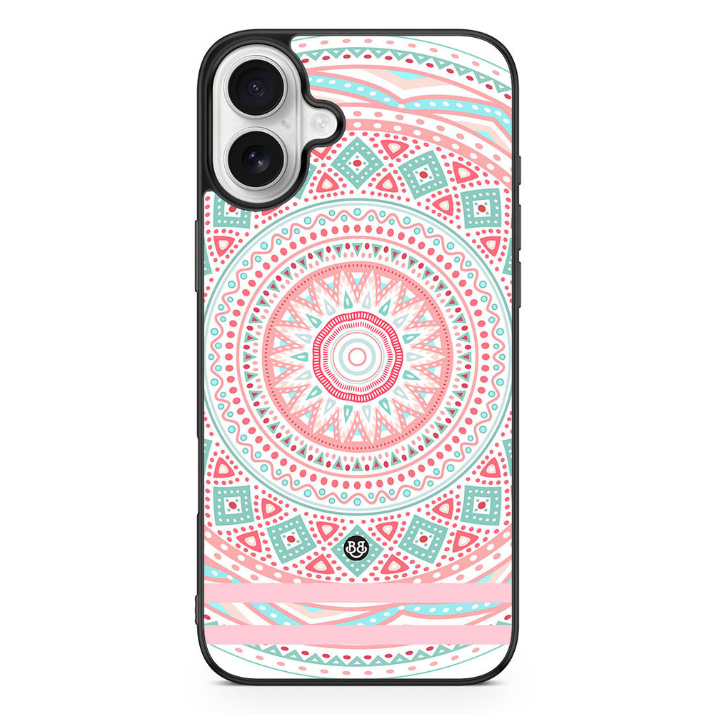 iPhone 16 Plus Case - Pastel Mandala