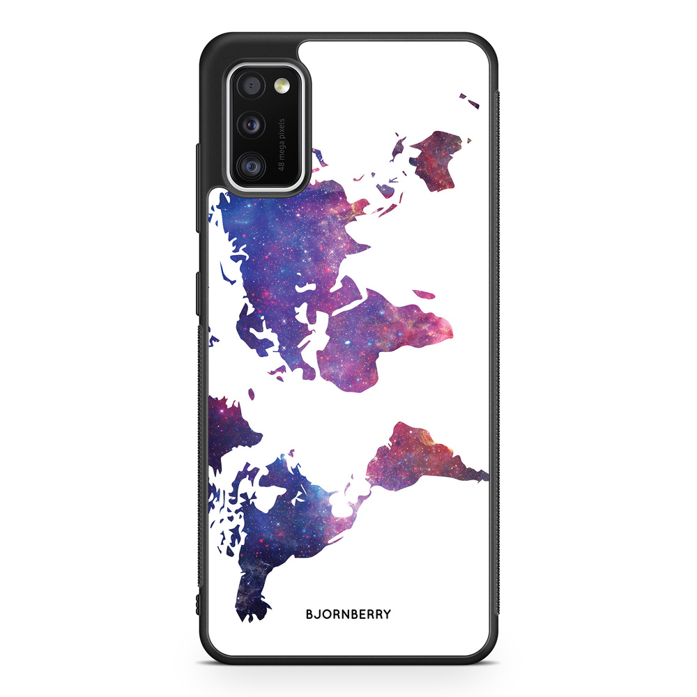Samsung Galaxy A41 Case - World Map Space