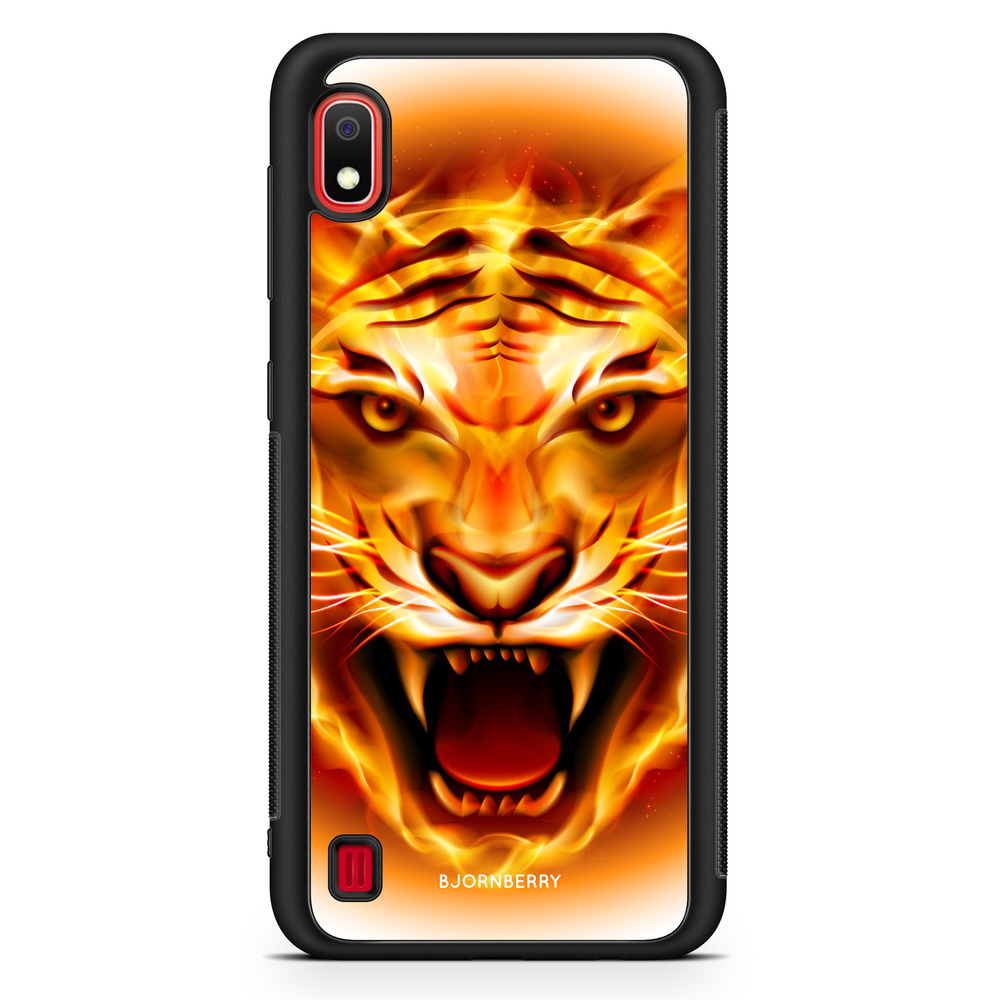 Samsung Galaxy A10 Case - Flames Tiger
