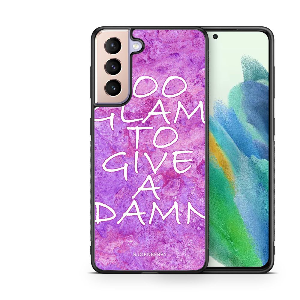 Samsung Galaxy S21 FE 5G Case - Too glam to give 