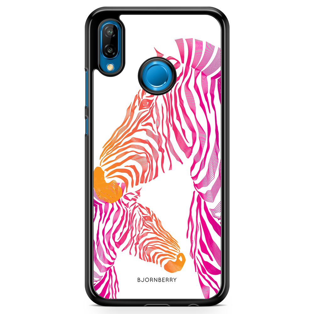 Huawei P20 Lite Case - Pink Zebras